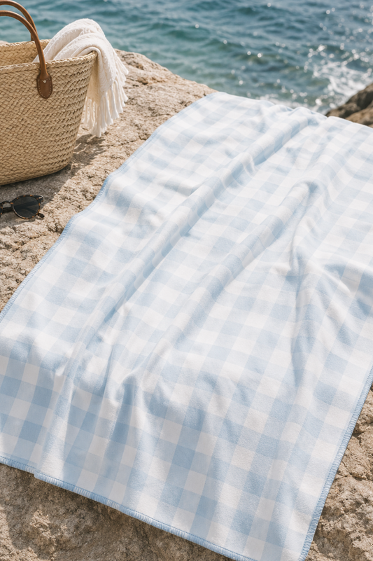 Seabreeze Gingham Towel