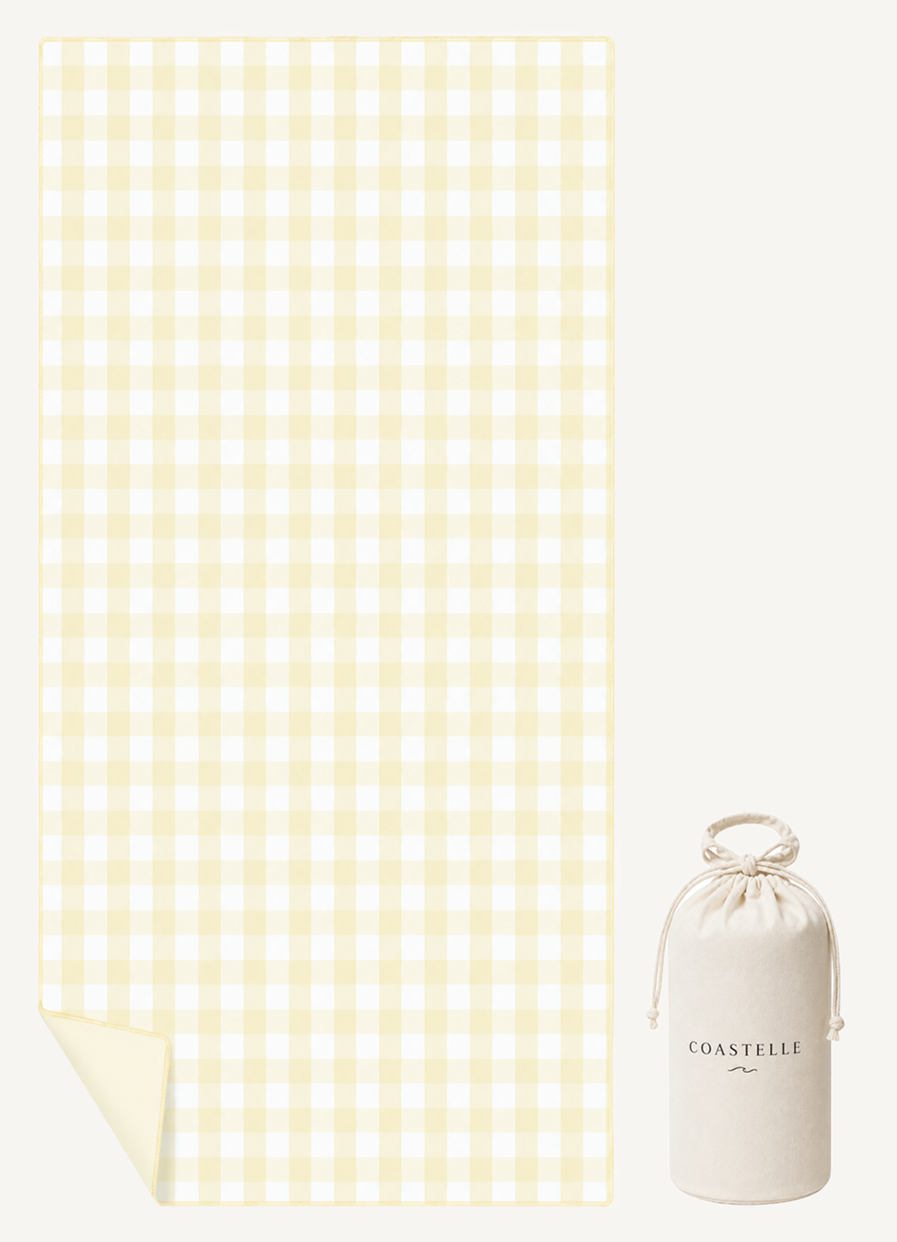 Sunwashed Gingham Towel
