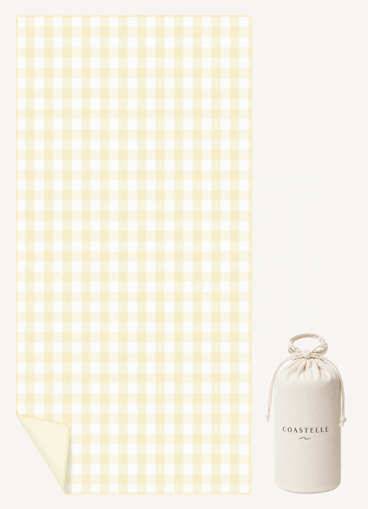 Sunwashed Gingham Towel